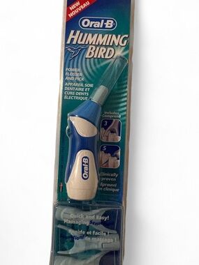 Oral-B Humming Bird Power Flosser and Pick New Sealed